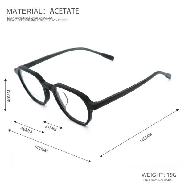 Brown Acetate Blue Light Glasses Optical Frames MR 98A182