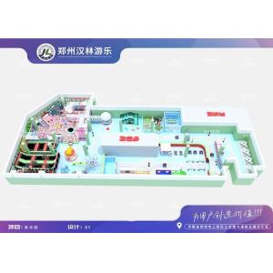 Indoor Amusement Trampoline Park Playground Equipment Customized Color