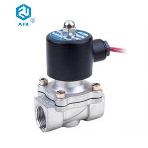 Mini Size 3/8"1/2"NPT Water Solenoid Valve 12v 2w160 Valve Stainless