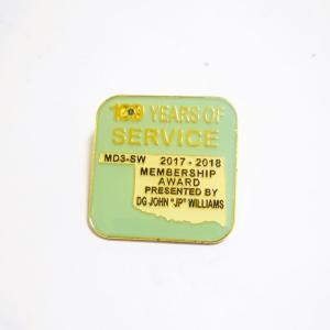 Wholesale Gold Lions Club Custom Soft Enamel Pins With Epoxy Coating And Metal Clutches from china suppliers