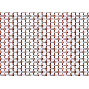 Wall Cladding Atlantic Architectural Metal Fabric With Crimped Flat Wire