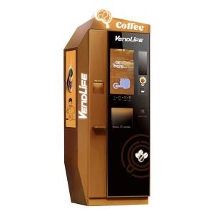80 caliber Coin Operated Tea Coffee Vending Machine 0.2T Net Weight