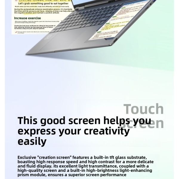 Aether New Customizable 15.6Inch 7Inch Touch Screen Student Laptop Intel Celeron QuadCore SSD DDR4 Win 10 11 English IPS Camera