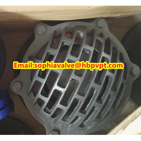 6 inch GG20 BS4504 flanged foot valve