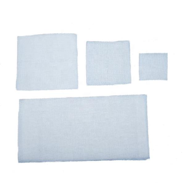 Quality 21s Yarn Unfolded / Folded Edge Swab Bandage With X Ray for sale