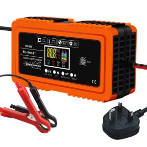 Wholesale CE RoHS FCC Certified 12V10A 24V5A Automatic Intelligent Repair Battery Charger for Home Security System Efficiency Input from china suppliers