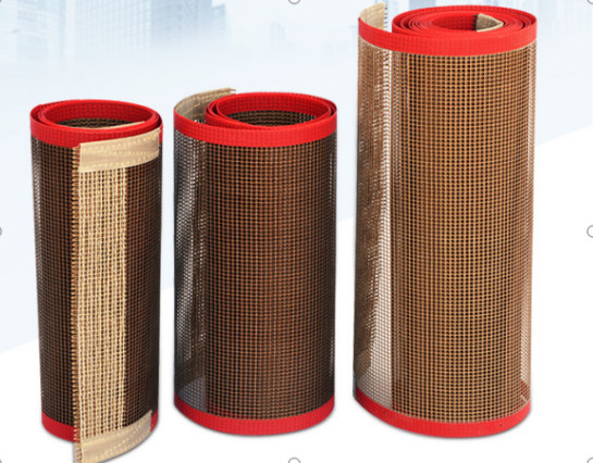 Quality Cheap Customized High Temperature  Resistance PTFE  mesh converyor  belt for sale