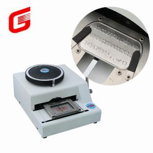 Durable 52 Code Letters Manual Number Dog Tag Embossing Machine with Other