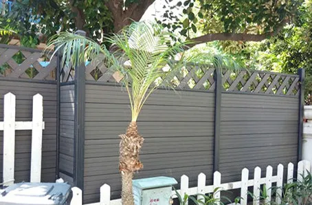 Concealed Fastener WPC Fencing Panel for Modern Home Boundary