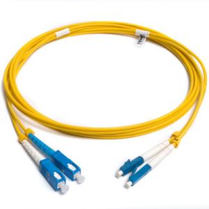 Wholesale Fiber Optic Patch Cord LC-SC Single Mode Duplex , 0.9mm 2.0mm 3.0 mm from china suppliers