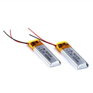 120mAh Lithium Polymer Battery 0.12A Bluetooth Headset Rechargeable Battery 1S1P