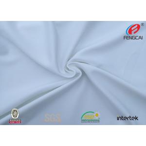 White 88% Nylon Polyester Spandex Fabric Haining Fengcai Polyamide Spandex