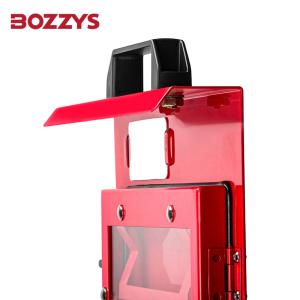 Permit Control Station Comprises Integral Group Lockout Box Padlock Caddy