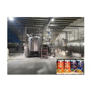 Organic Soybean Milk Processing Line with Stainless Steel 304/316L Material