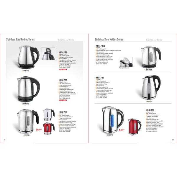 Stainless Steel Electric Water Kettle with App-Controlled Keep Warm Function