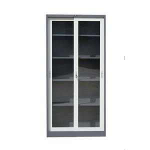 China Metal Steel Sliding Glass Door Filing Cabinet Office Furniture Transfer on sale