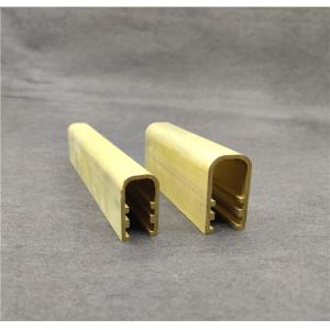 6 meter Length Brass U Profile , Rustproof Brass Tile Trim