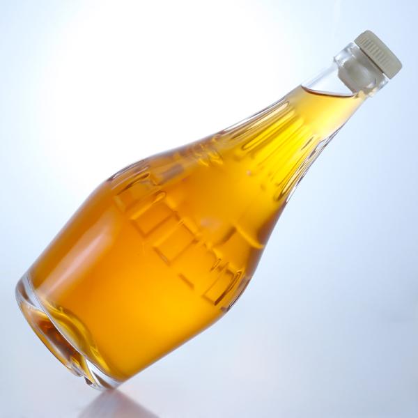 700ml Fancy Design Clear Flint Glass Bottle for Champagne Unique Shaped and Empty