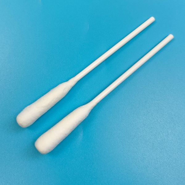 Disposable White PP Stick Big Cotton Bud Makeup Removing Qtips Skin Care Cotton Swab with 40mm Long Cotton Head