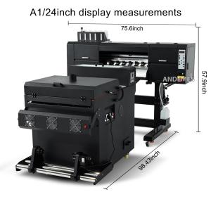 DTF Printer with 60cm Width and i3200 XP600 Head Heat Press Machine Hoson