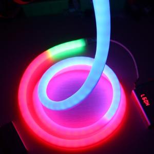 50m Good price 360 degree round led light neon replacement with DMX control in