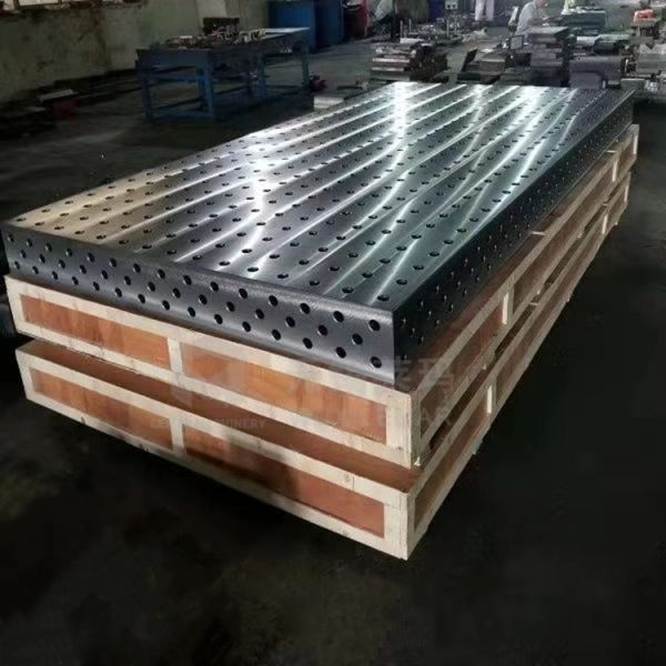 D28 Welding Table CNC Machined Precision Hole Pattern