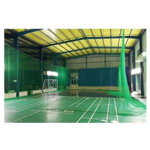 Green PE Knotless 10cm Mesh Fall Arrest Net Construction Safety Catch Net