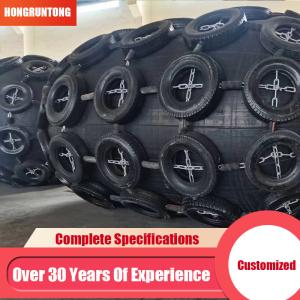 Pneumatic Rubber Fender Lightweight Structure Excellent Pressure Resistance Easy