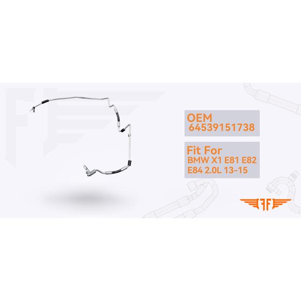 64539151738 BMW X1 Discharge AC Pipeline For 13-15 2.0L E81 E82 E84