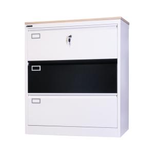 Electrostatic Powder Coating 3 Drawer Steel Filing Cabinet Fireproof Filing