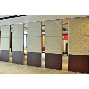 Fabric Surface Sliding Operable Movable Partition Walls For Hotel Banquet Hall