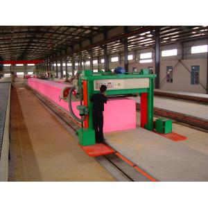 Rail Type Foam Block Foam Sheet Cutting Machine Horizontal PLC Control