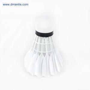 Wholesale Best Selling Class A Goose Feather Badminton Shuttlecock Stable Flight High Quality Badminton Shuttlecock for Tournament from china suppliers