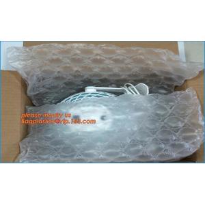 Plastic wrap air bag colume double layer bubble courier bag poly bubble bag for