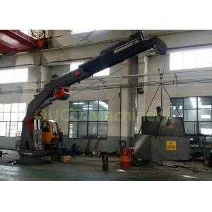 Folding Knuckle Boom Crane Manual , 6T Marine Hydraulic Crane High Durability