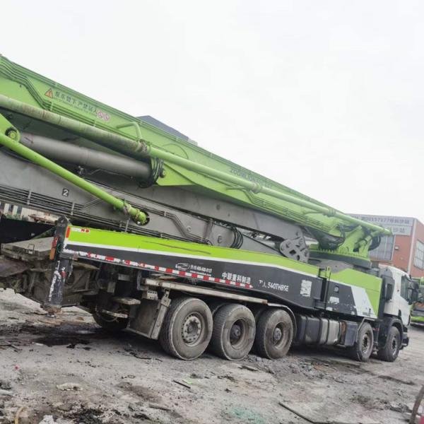 Second Hand Putzmeister Concrete Pump Truck Used 62 Meter 600 L