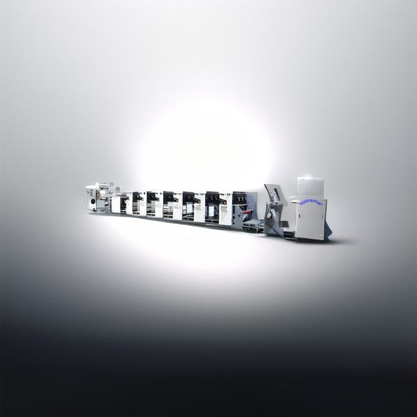 LABEL FLEXO PRINTING MACHINE - MAX. PRINTING WIDTH 340MM/440MM OR CUSTOMIZED - UV COATING OR VARNISHING, DELAM RELAM