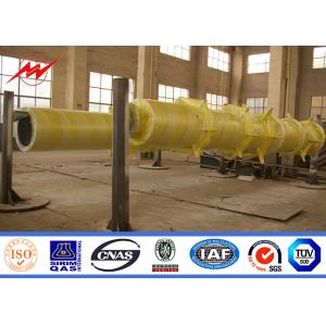 Galvanized Self Supporting Lattice Tower , Telecommunication Antenna Mono Pole