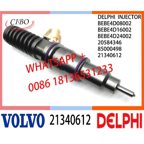 Common Fuel Diesel Injector 21340612 BEBE4D08002 BEBE4D16002 BEBE4D24002 20584346 85000498 E3.18 for VOL D13 EURO 3