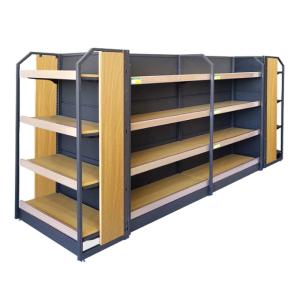 Wholesale Powder Coating Slatwall Gondola Shelf Rack Super Market Racks Systems from china suppliers