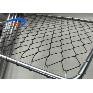 Outdoor Decorative Metal Rope Mesh Rust Resistant 100-110000 PSI Tensile