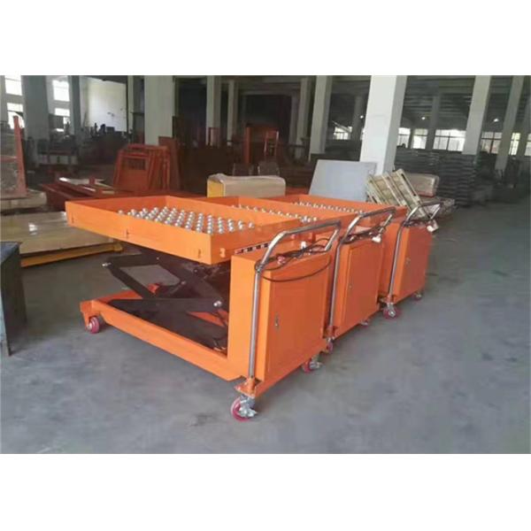 Quality Self Propelled Scissor Man Lift Platform Automatic Pit Protection System for sale