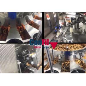 Screw Feeding Multihead Weigher For Pickles Marinated Vegetable Fruits