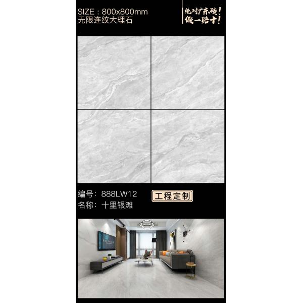 800x800mm Glazed Porcelain Tile High Performance Long Lasting With PEI Rating 4