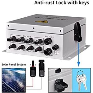 22 in 2out 500vdc Solar Dc String Pv Combiner Box for mounting clips