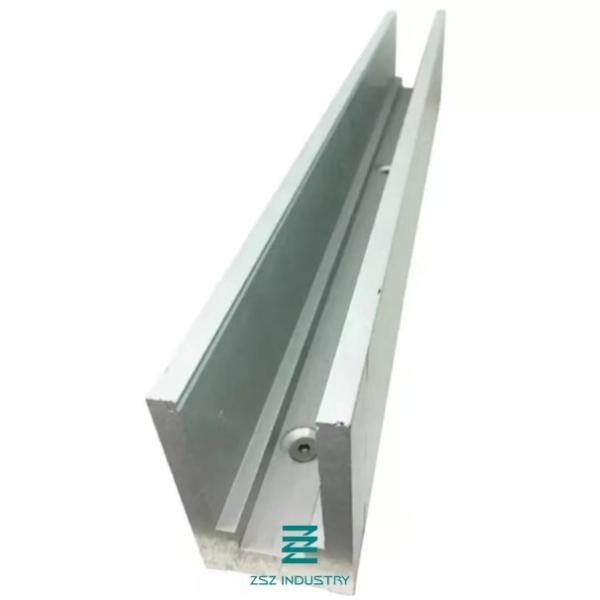 Aluminum 6063 U Channel For Glass Railing With Good Corrosion Resistance