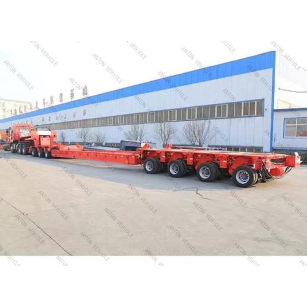 1310mm Wheel Base Customized Gooseneck Semi Trailer For Heavy Duty Cargo