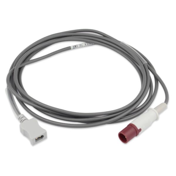 Gray Medical Temperature Probe Compatible With HP Temperature Interconnect Cable