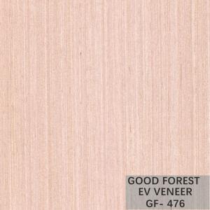 Fancy Recomposed Wood Veneer Pearl Oak Pink Color Fineline Grain
