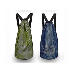 Double Layer Custom Drawstring Backpack 420D Polyester Cinch Bag